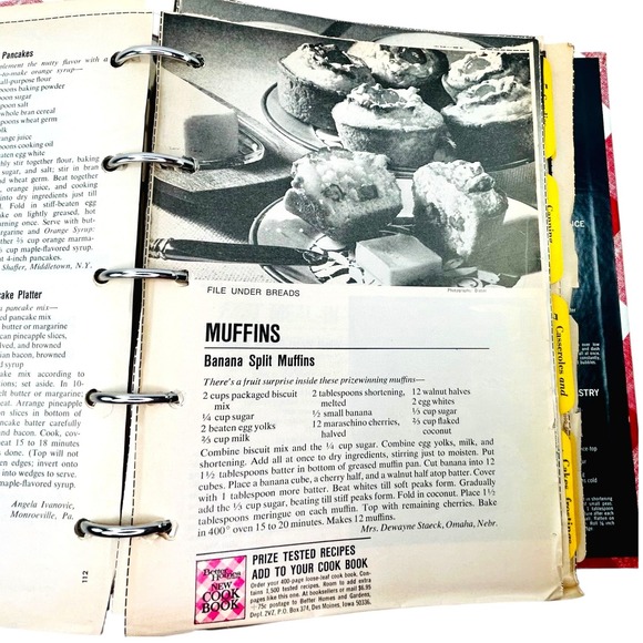 Better Homes and Gardens New Cook Book 1968 Ed 1970 3rd Printing 5-Ring Binder - Picture 9 of 13